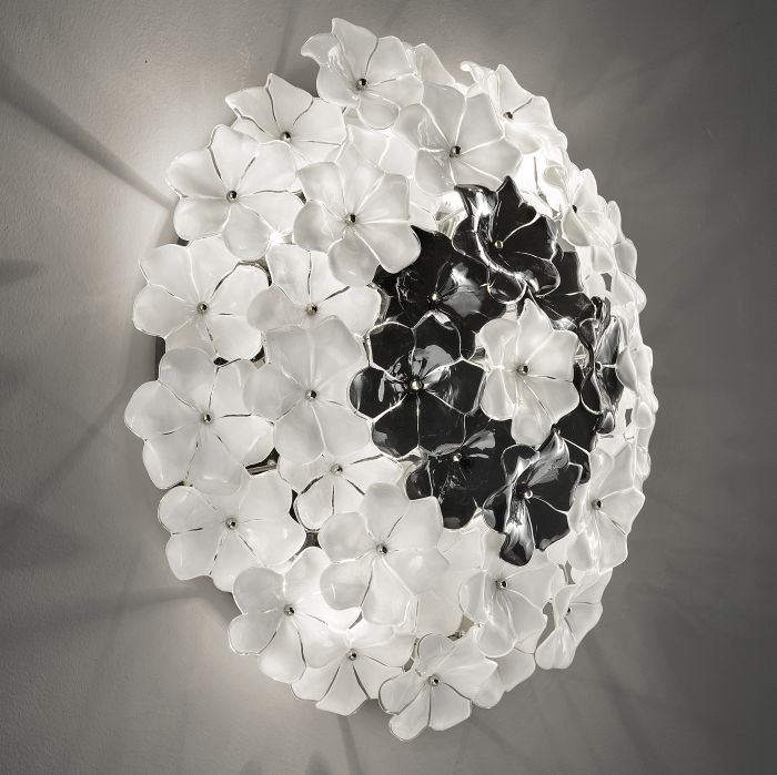 1970S-Style Flower Ceiling  Light In The Cenedese Style