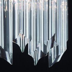 30 Cm Tall Murano Glass Prism Wall Light